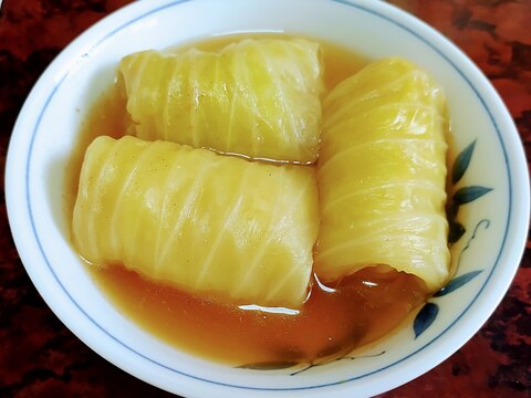 Wスープで!ロールキャベツ